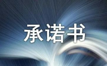 安装承诺书7篇