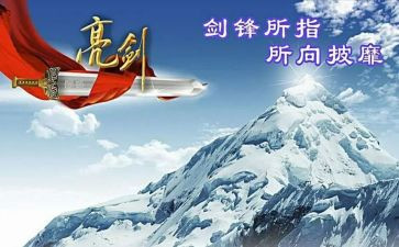 发声亮剑和心得体会5篇