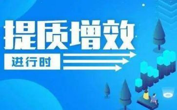 提质增效心得体会8篇